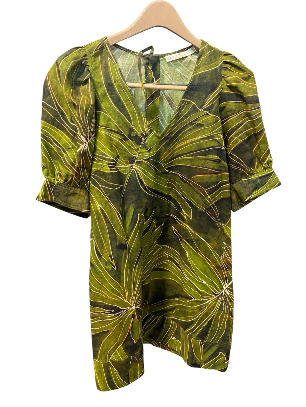 NWOT! Marie Oliver Ola Mini Dress in Canopy Green